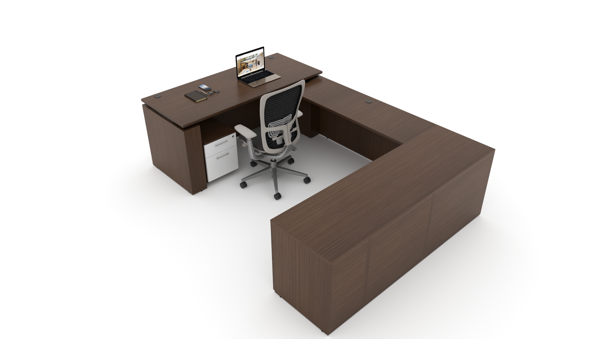 Office desks render by WorkspacePlus